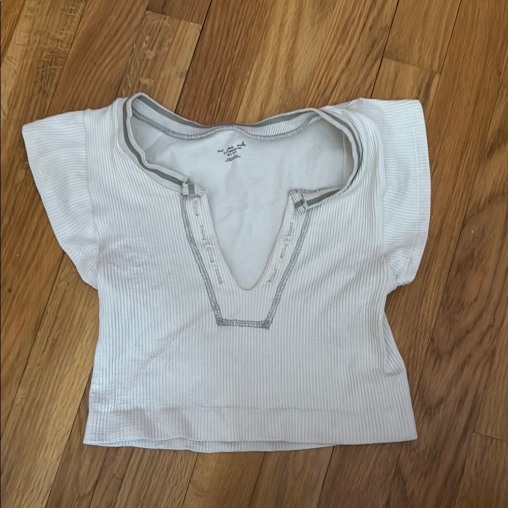 Urban Outfitters White Crop Top